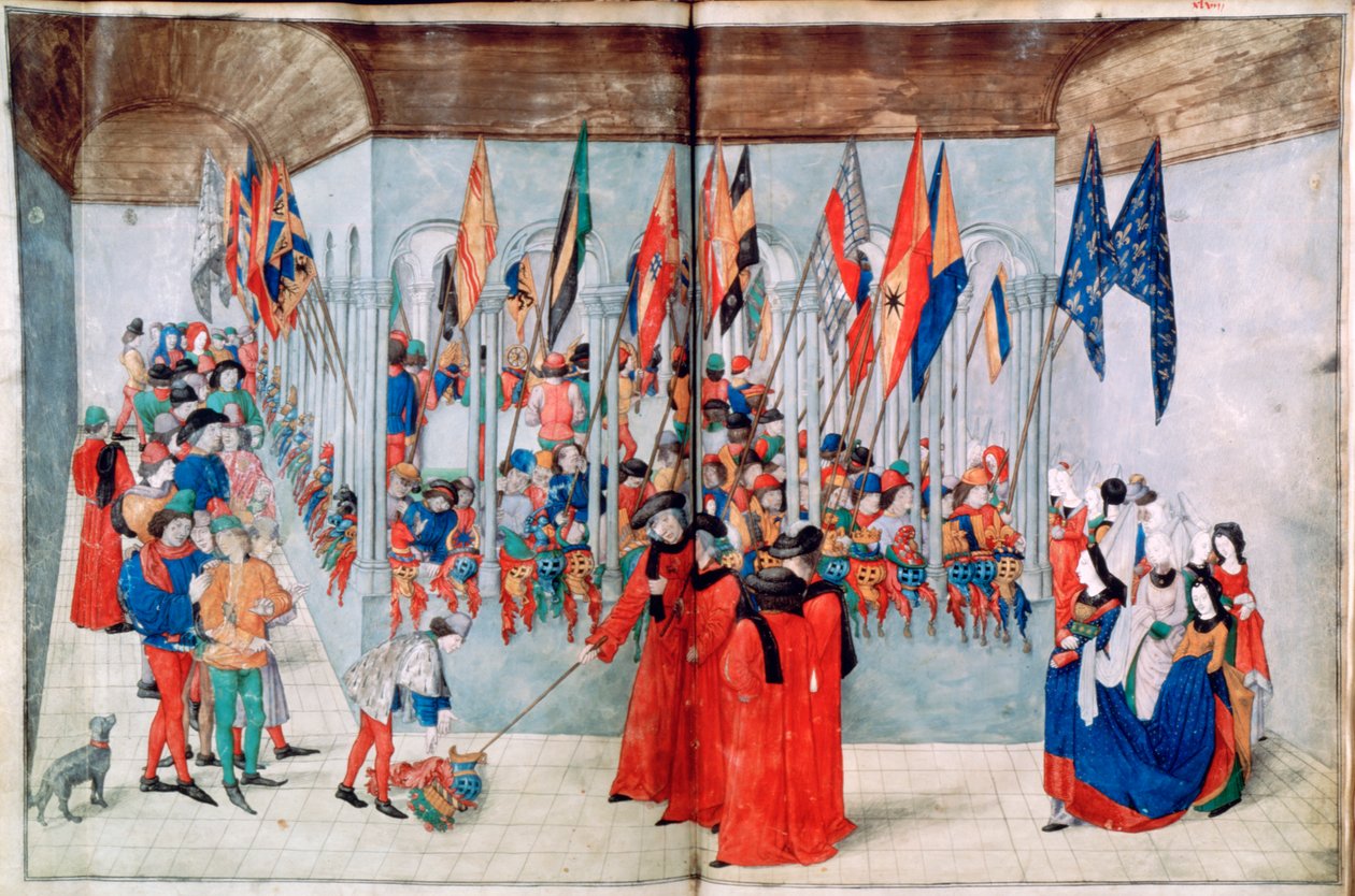 Inspeção dos capacetes, 1488-1489 de Unbekannt