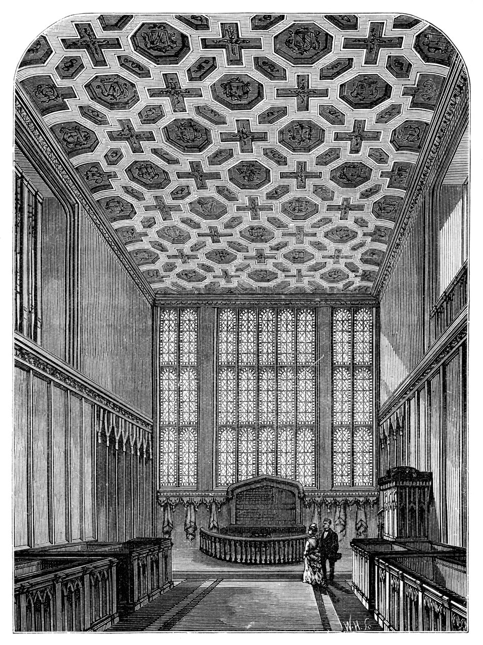 Interior, Capela Real, Palácio de St Jamess, 1900. de Unbekannt