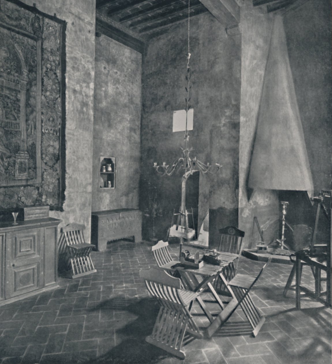 Interior, Palazzo Davanzati, 1928 de Unbekannt