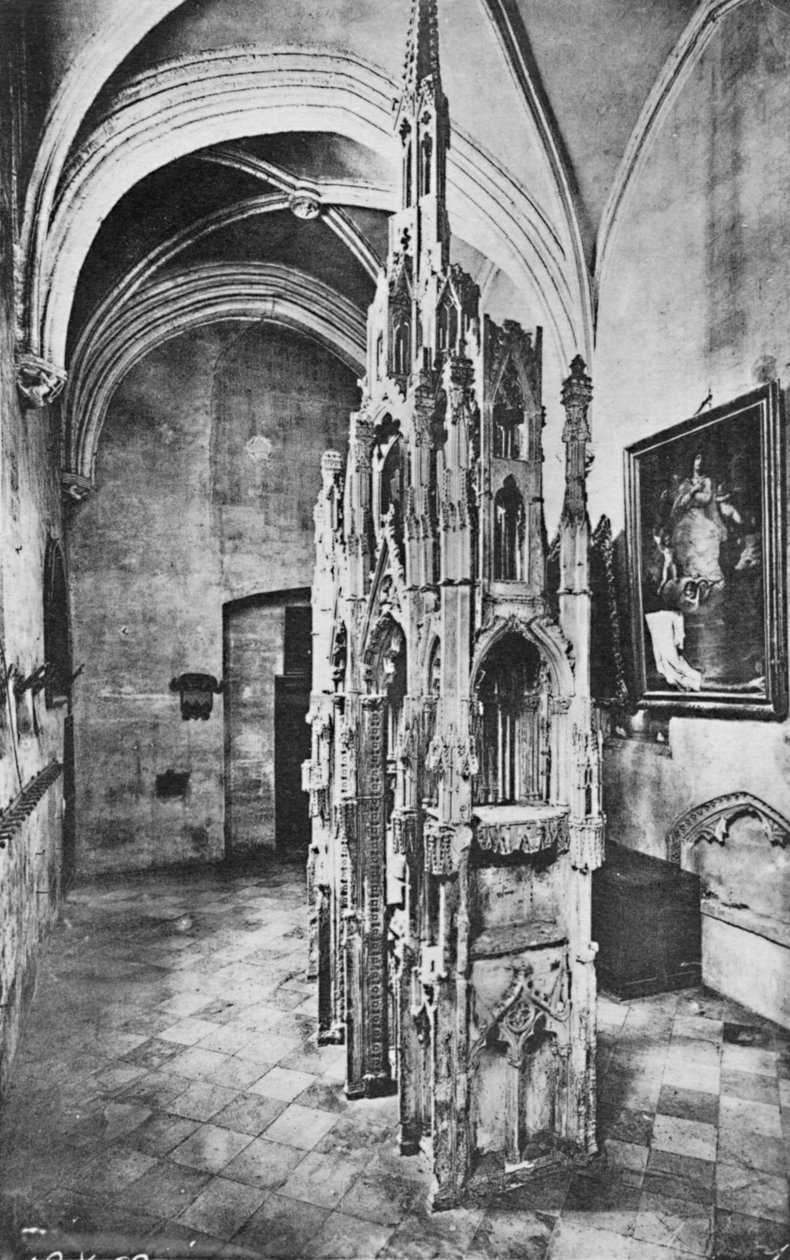 Túmulo interior do Papa Jean XXII, c1925 de Unbekannt