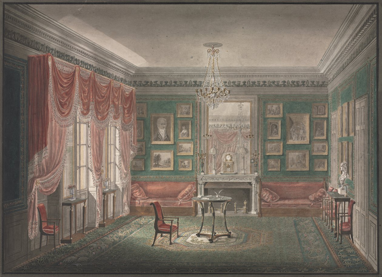 Vista Interior, c. 1805-1810. de Unbekannt