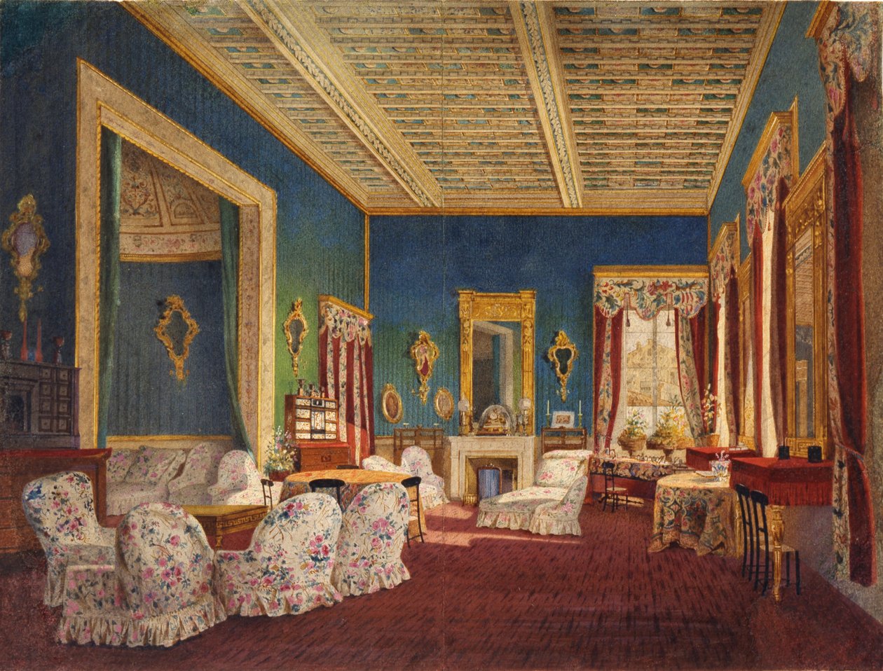 Interior em Talyzins Manor House Denezhnikovo de Unbekannt
