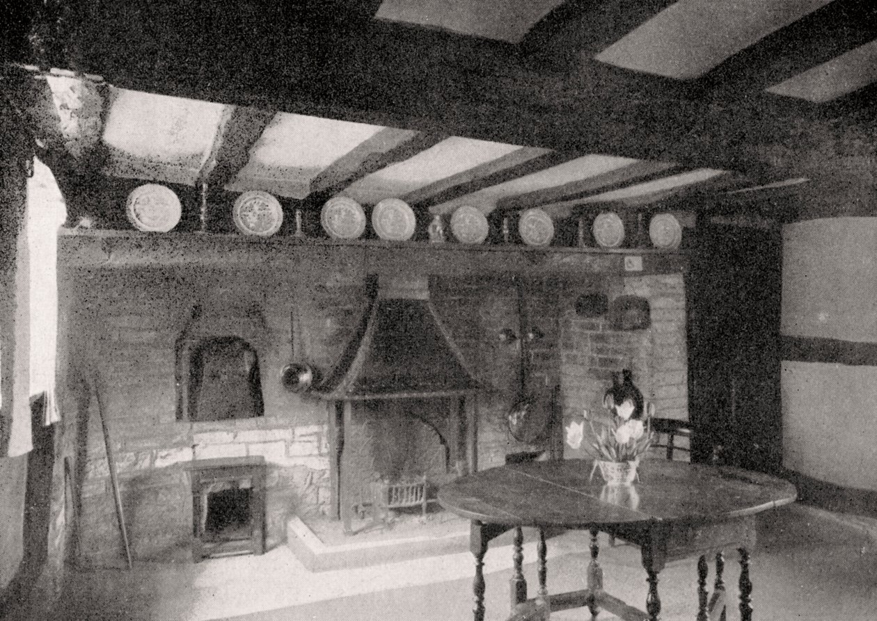 Interior da Casa de Anne Hathaways, Stratford-upon-Avon, Warwickshire, Inglaterra, 1924-1926 de Unbekannt