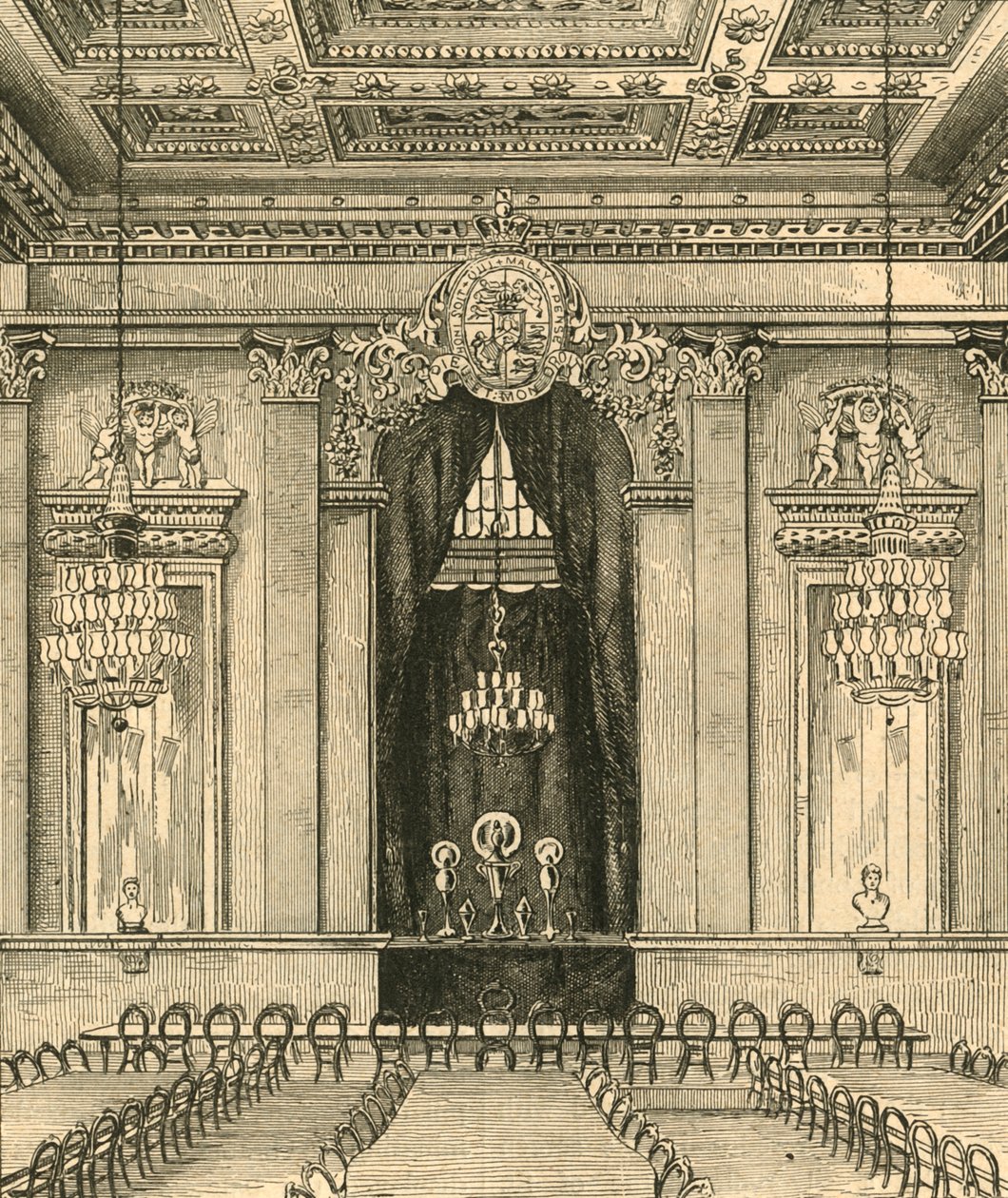 Interior do Goldsmiths Hall, 1876, 1897. de Unbekannt