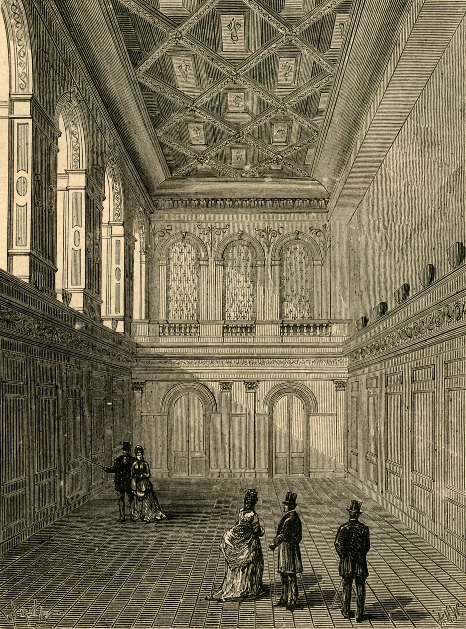 Interior do Haberdashers Hall, 1876, 1897. de Unbekannt