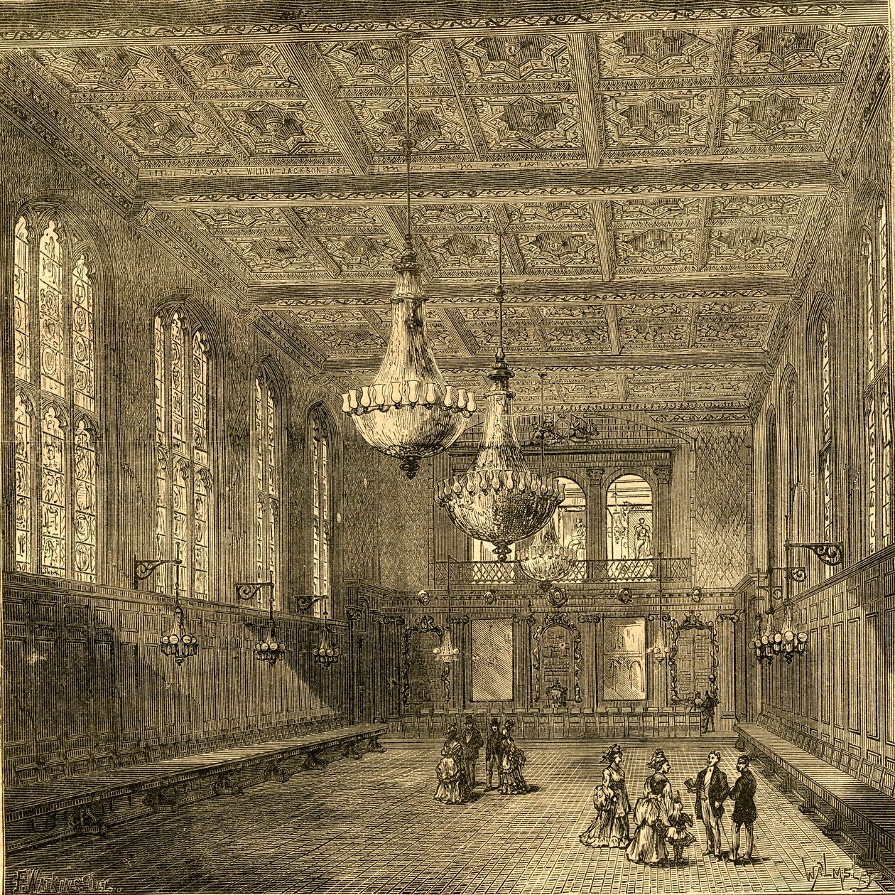 Interior do Merchant Taylors Hall, 1897. de Unbekannt