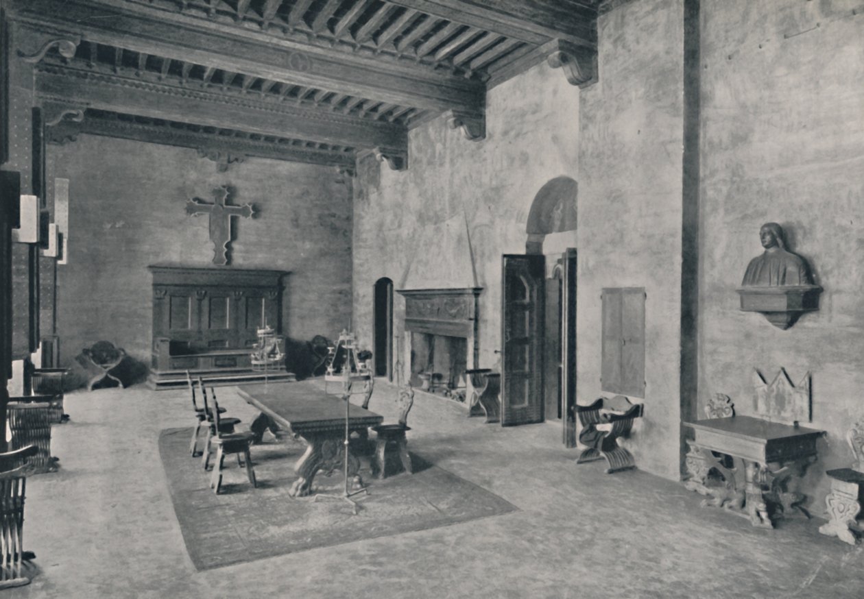 Interior do Palazzo Davanzati, 1928 de Unbekannt