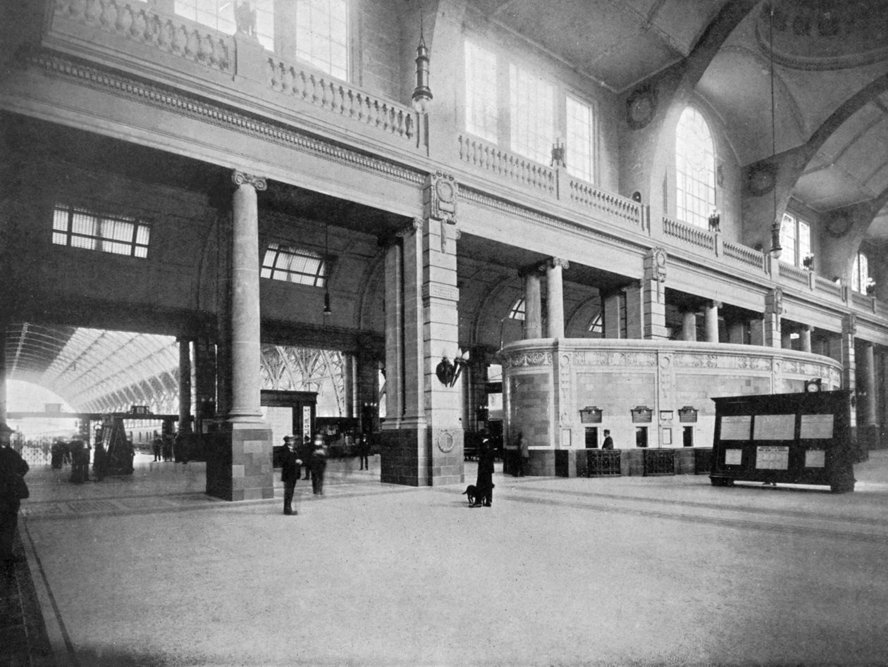 Interior da estação Retiro Raiway, Buenos Aires, Argentina de Unbekannt