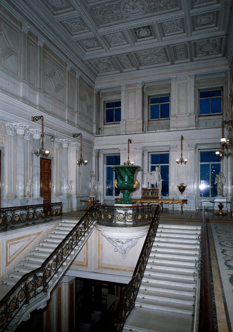 Interior do Teatro Hermitage, São Petersburgo, Rússia de Unbekannt