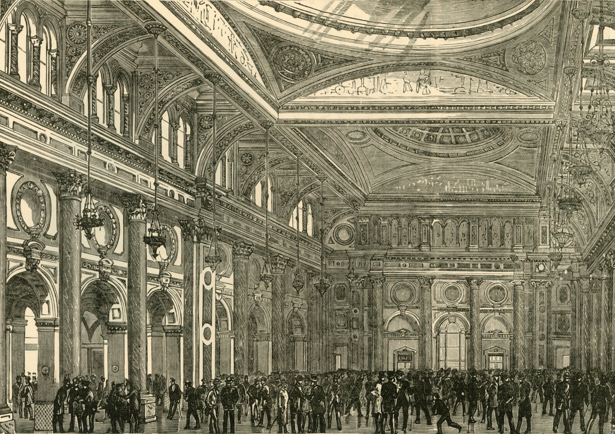 Interior da Royal Exchange, 1898. de Unbekannt