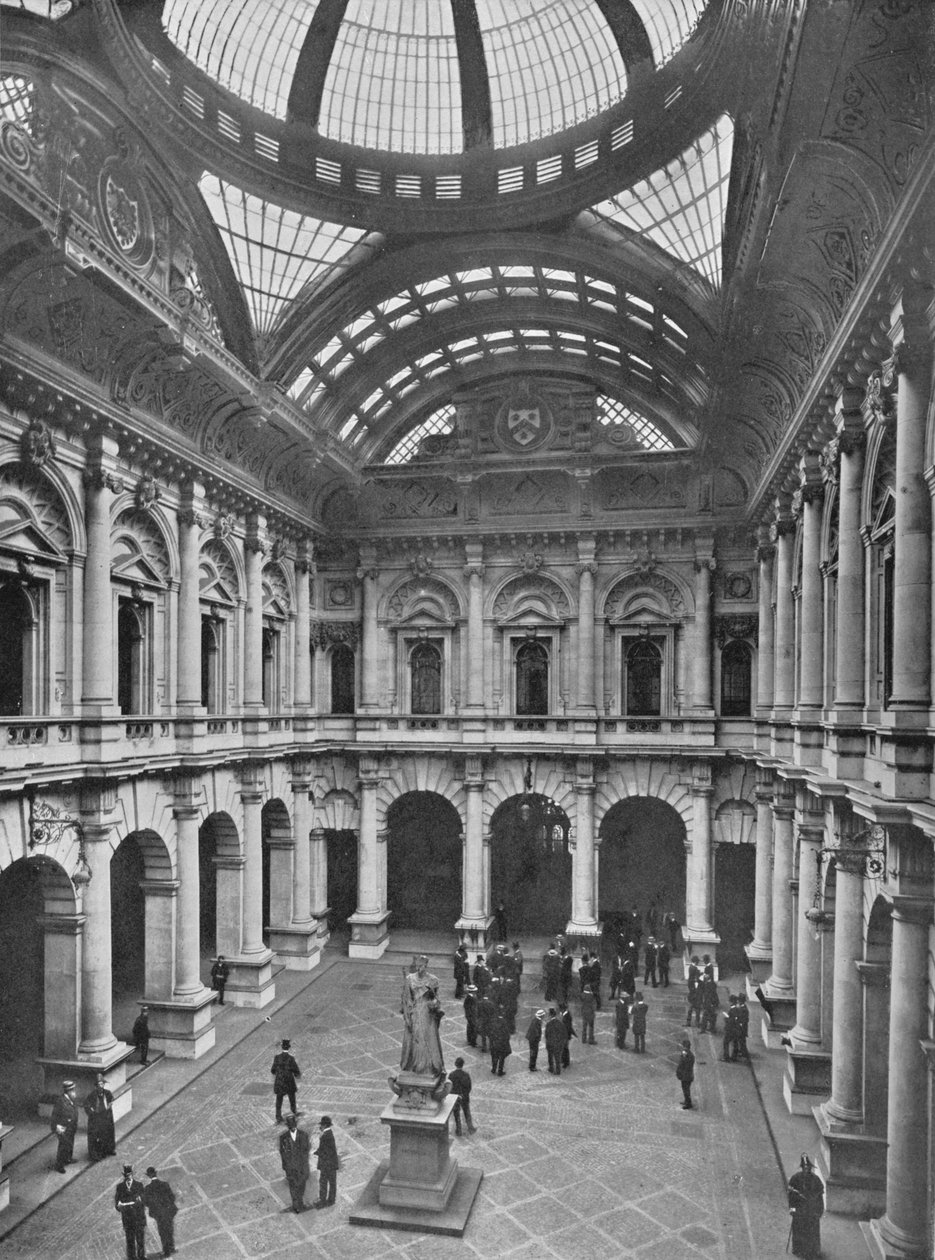 Interior da Royal Exchange, cidade de Londres, c1910 1911 de Unbekannt