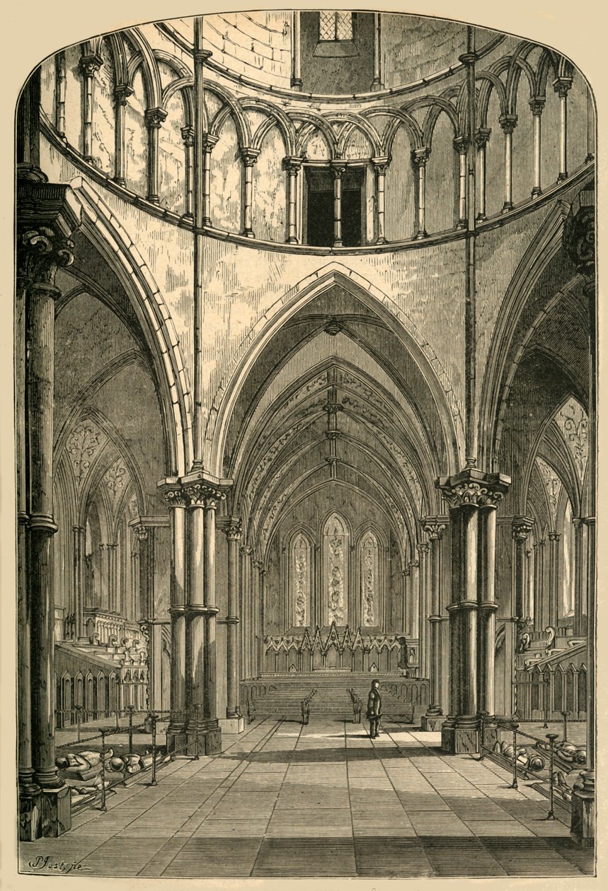 Interior da Igreja do Templo, 1870, 1897. de Unbekannt