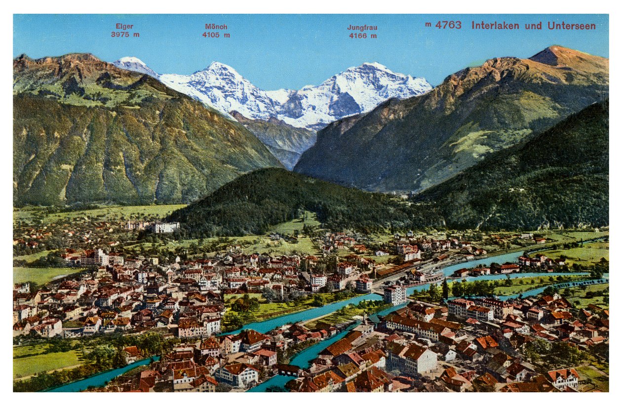 Interlaken, Suíça, século XX de Unbekannt