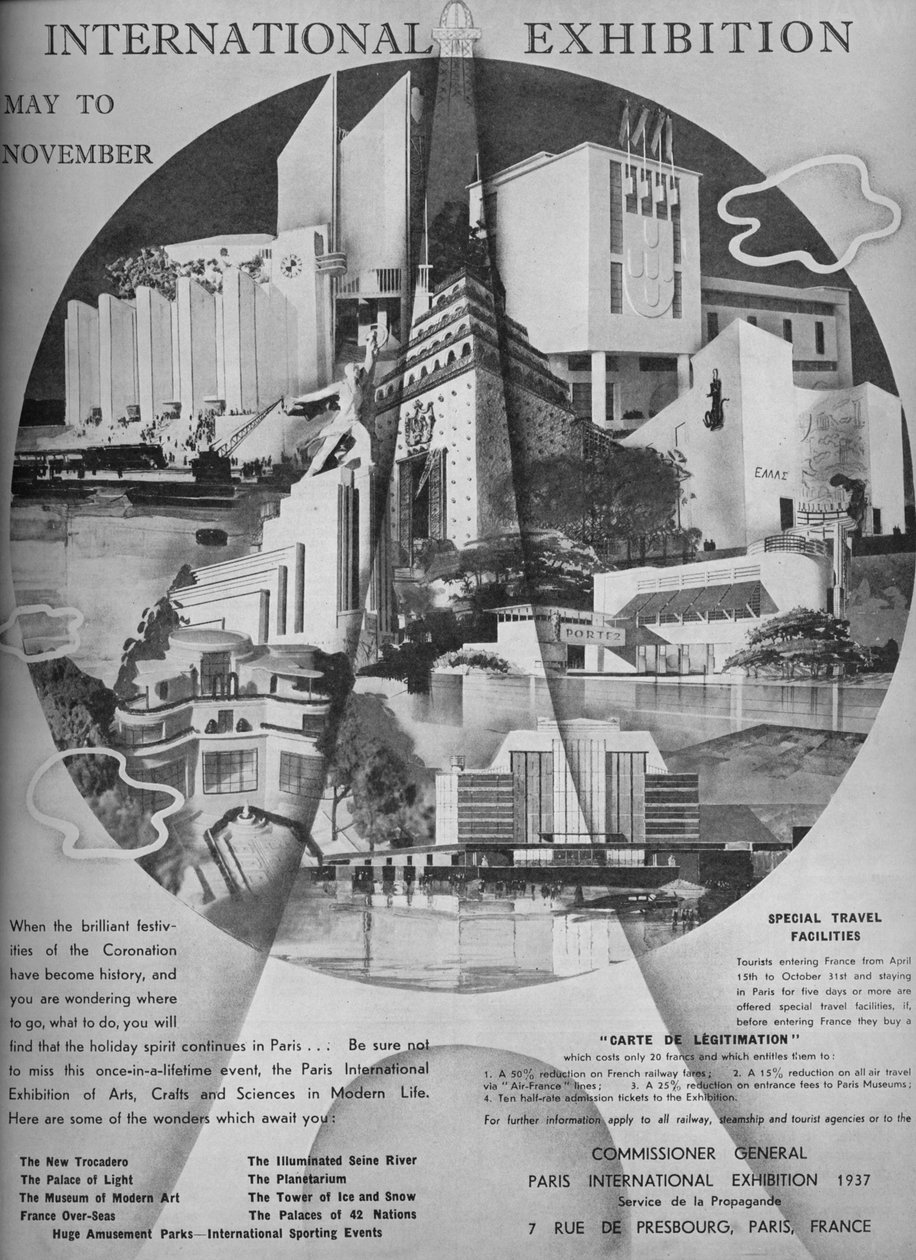 Exposição Internacional, maio a novembro de 1937 de Unbekannt