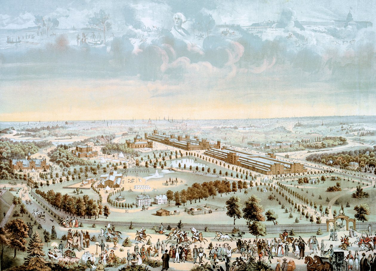 Exposição Internacional de 1876 realizada na Filadélfia, Pensilvânia, EUA, 1876 de Unbekannt