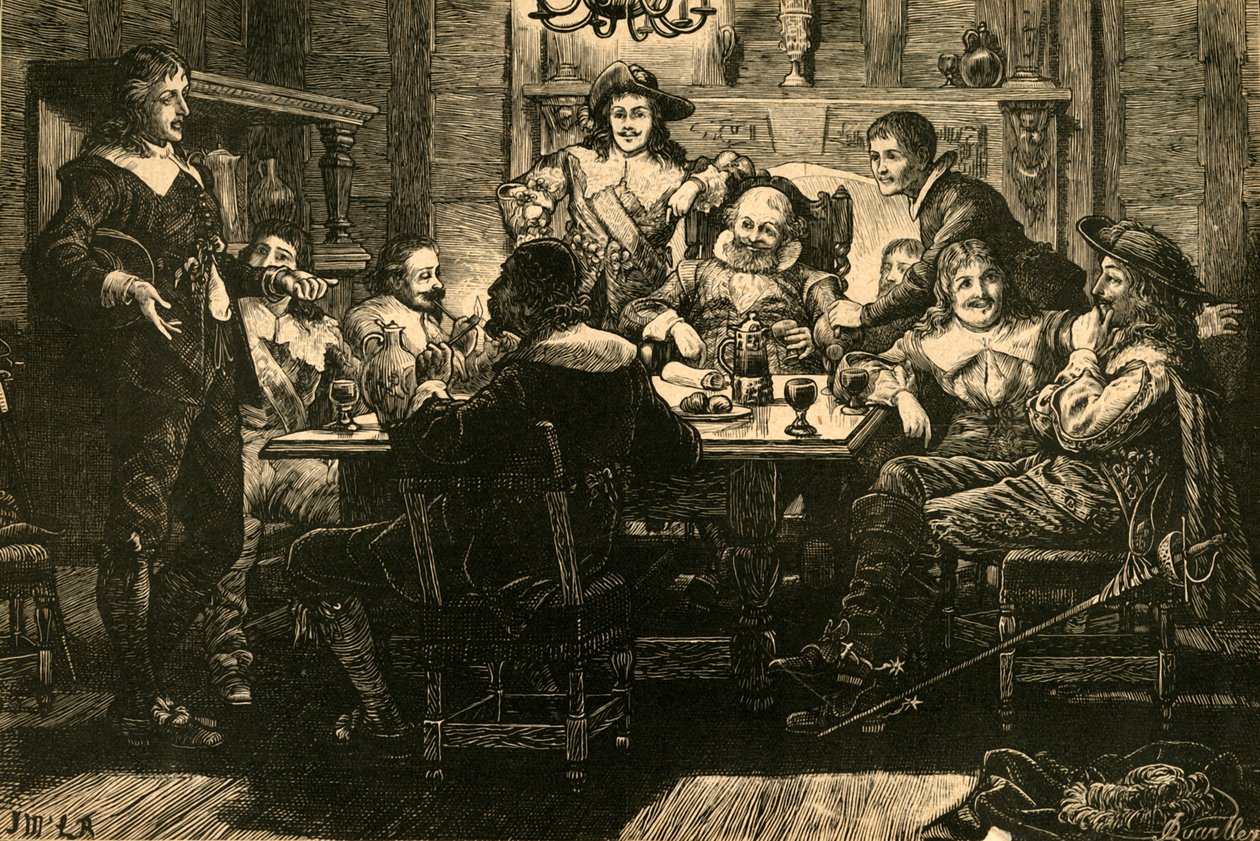 Introdução de Randolph a Ben Jonson na Devil Tavern, 1897. de Unbekannt