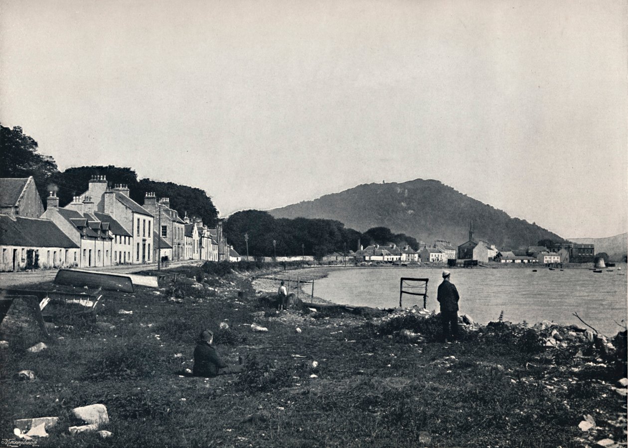 Inveraray - A cidade e a colina de Duniquoich, 1895 de Unbekannt