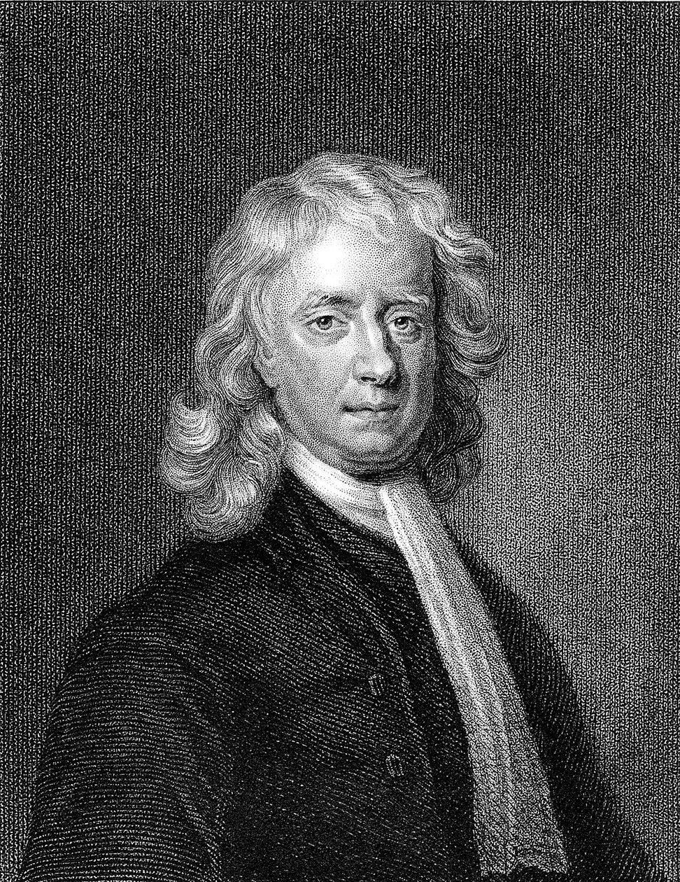 Isaac Newton, matemático e físico inglês de Unbekannt
