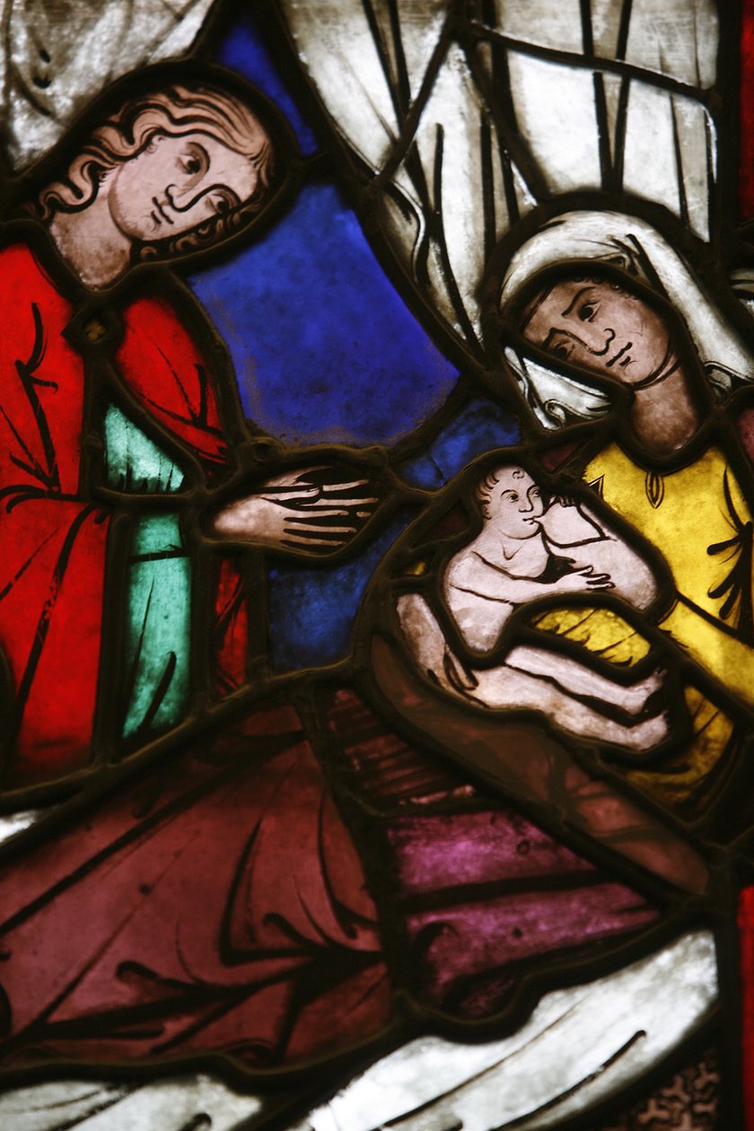 O nascimento de Isaac - filho de Abraão e Sara, Klosterneuburg, Autriche de Unbekannt