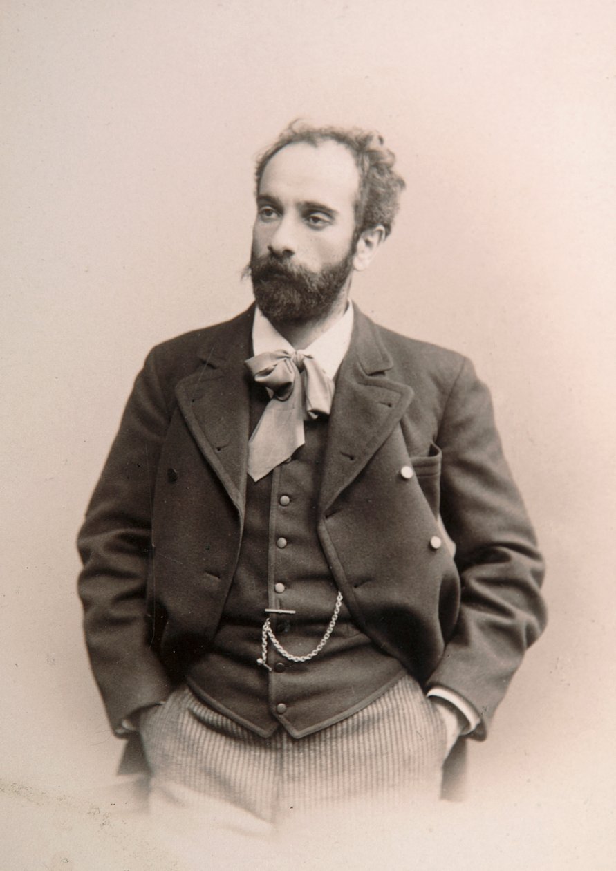 Isaak Levitan, artista russo, c1880s-c1890s de Unbekannt