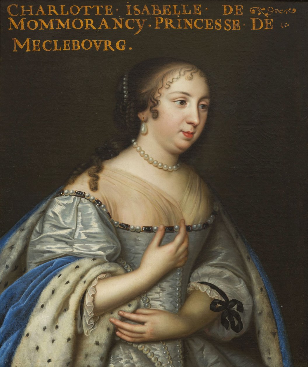 Isabelle Angélique de Montmorency 1627-1695, Duquesa de Mecklenburg-Schwerin, ca. 1665. de Unbekannt