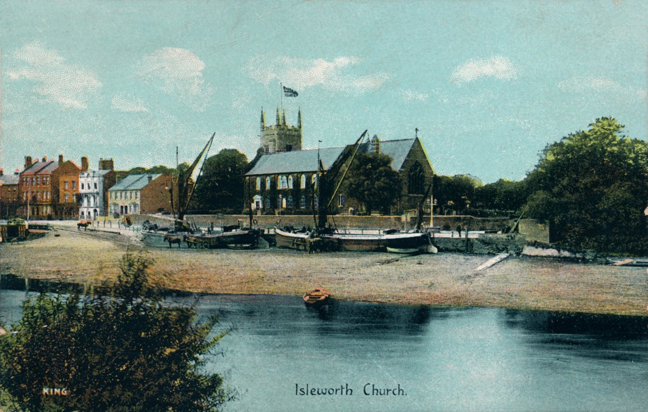 Igreja de Isleworth, Londres, c1905 de Unbekannt