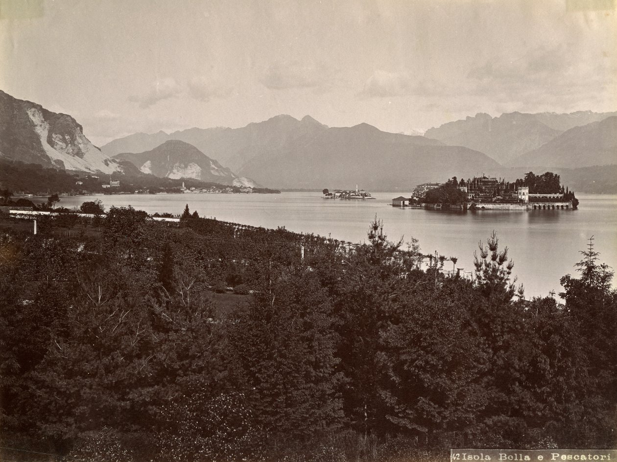 Ilha dos Pescadores Ilha dos Pescadores, Lago Maggiore, Itália, 1890 de Unbekannt