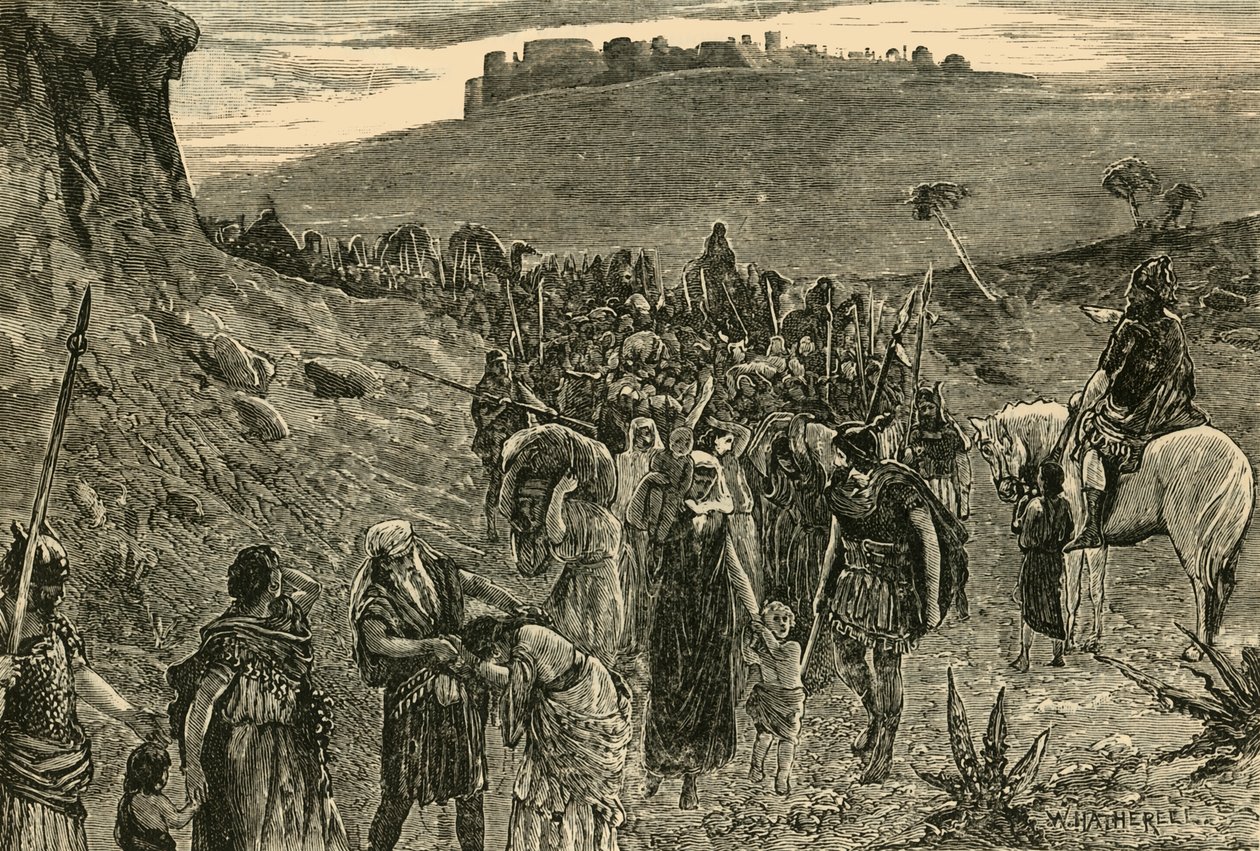 Israelitas entrando na Capitania, 1890. de Unbekannt