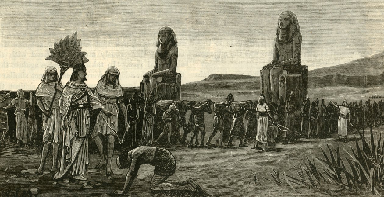 Israelitas e seus capatazes, 1890. de Unbekannt