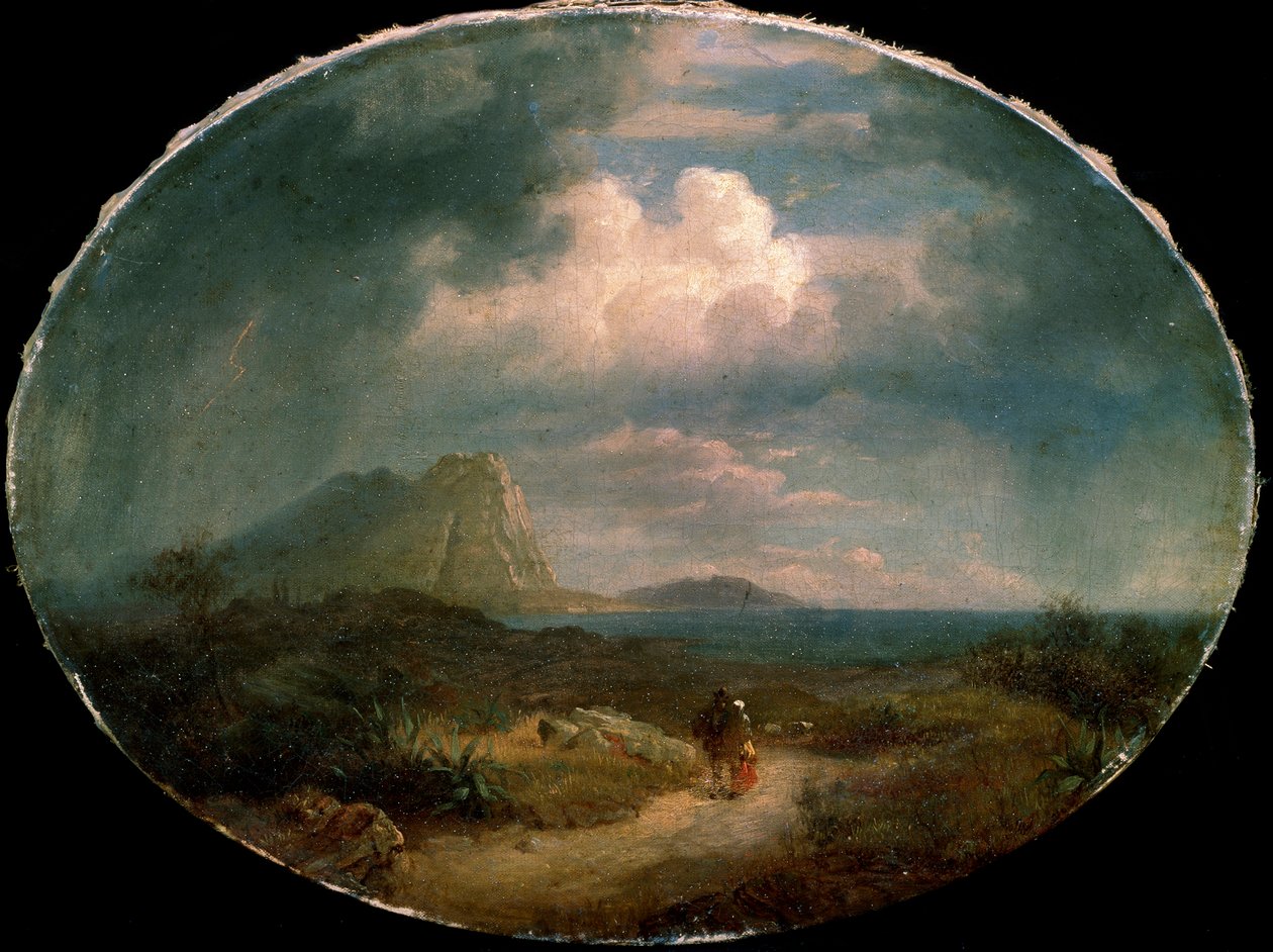 Paisagem italiana, início do século XIX de Unbekannt
