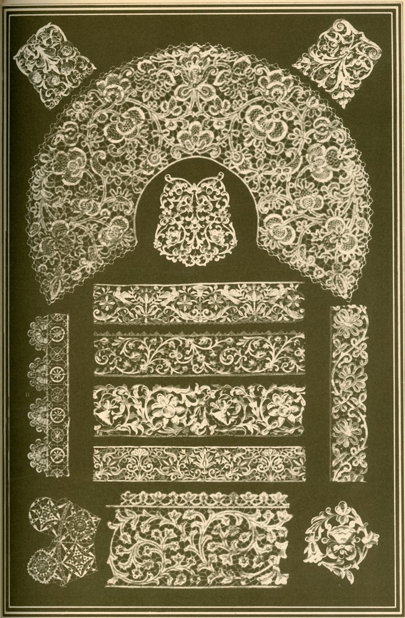 Renda renascentista italiana, 1898. de Unbekannt