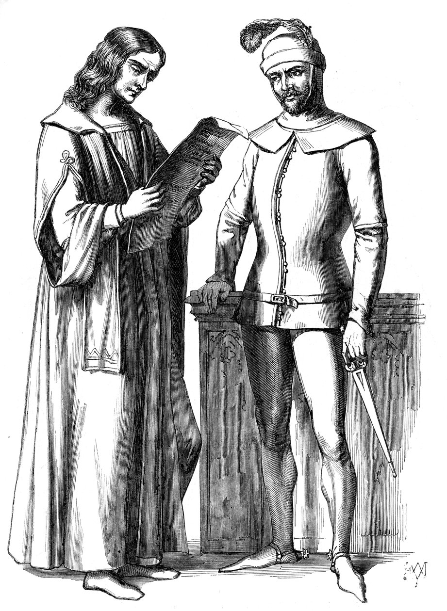 Trajes italianos do século XV 1849 de Unbekannt