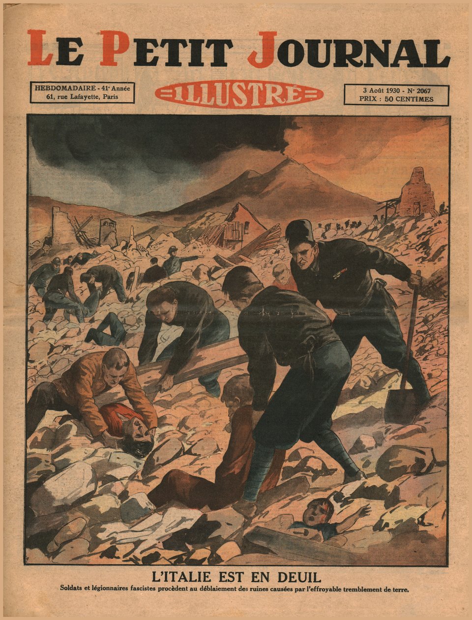 A Itália está de luto, em 1930. de Unbekannt