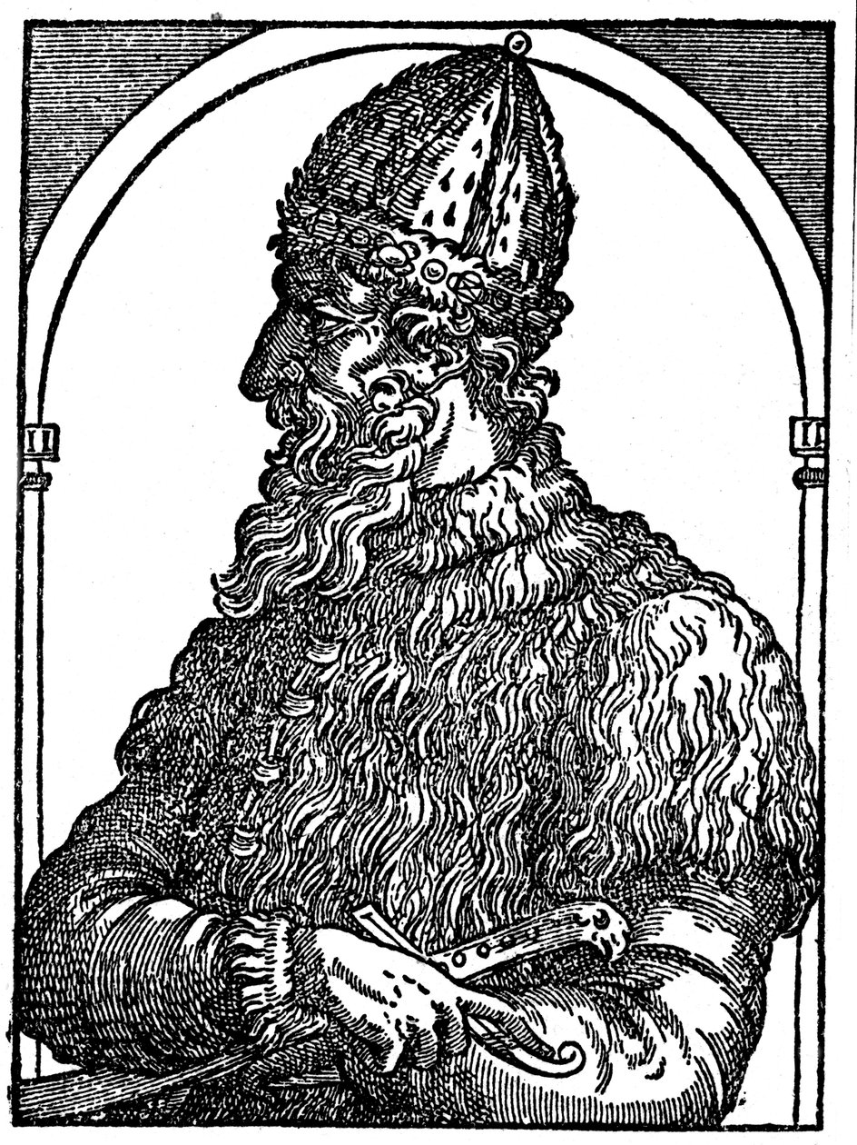Ivan, o Terrível, czar da Rússia, século c16 de Unbekannt