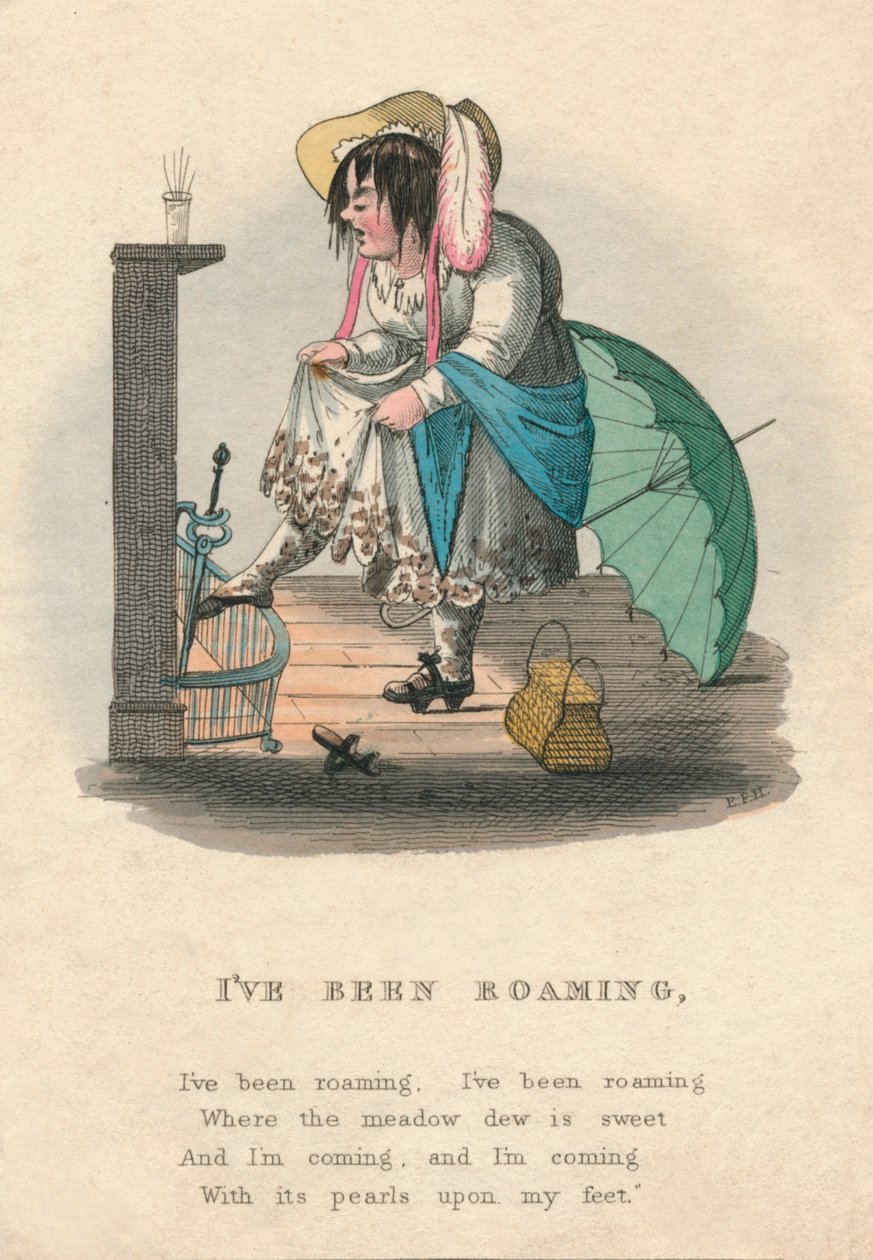 Eu fui vaguear, 1828. de Unbekannt