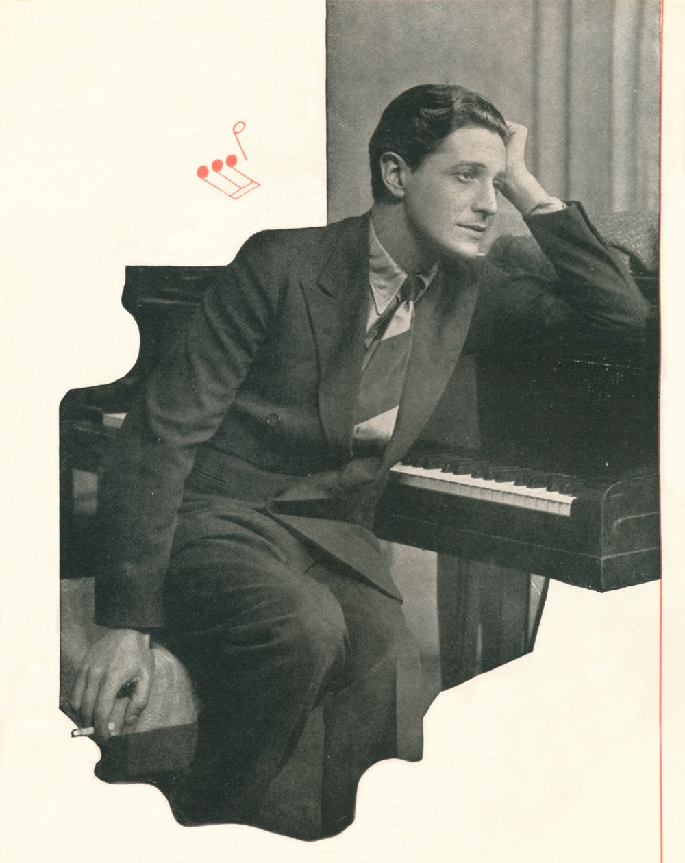 Ivor Novello confessa: Leva muito tempo para compor uma partitura, mas são necessárias apenas duas cabines de Unbekannt