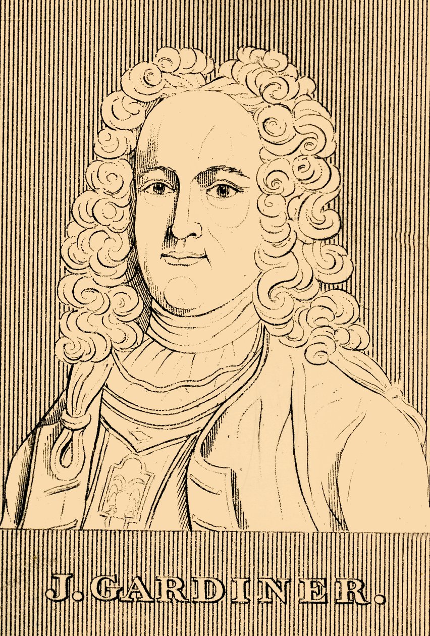 J. Gardiner, 1688-1745, 1830. de Unbekannt