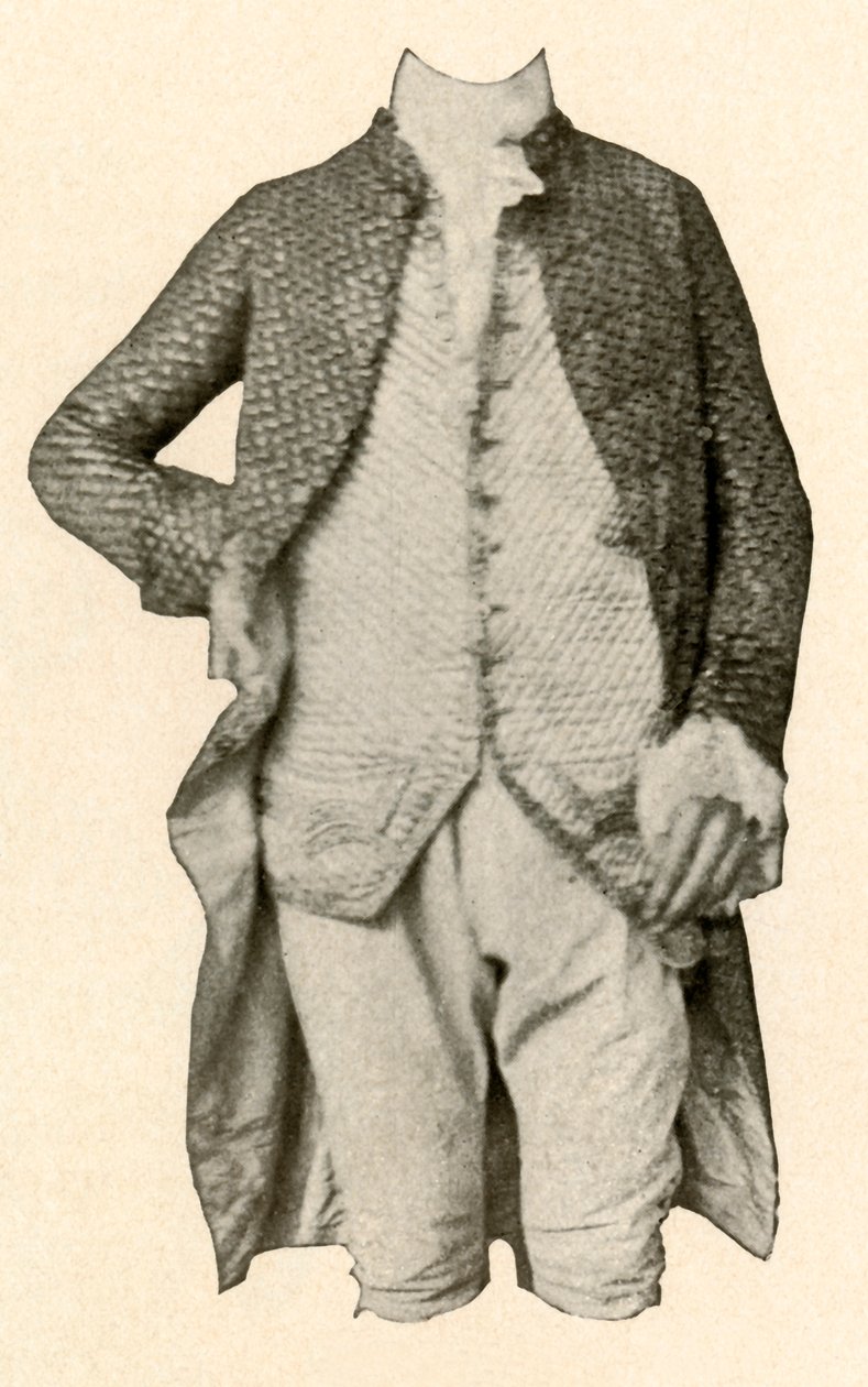 Jaqueta e colete usados por Robert Livingston, de Clermont Manor, Nova York, c1720, 1937. de Unbekannt