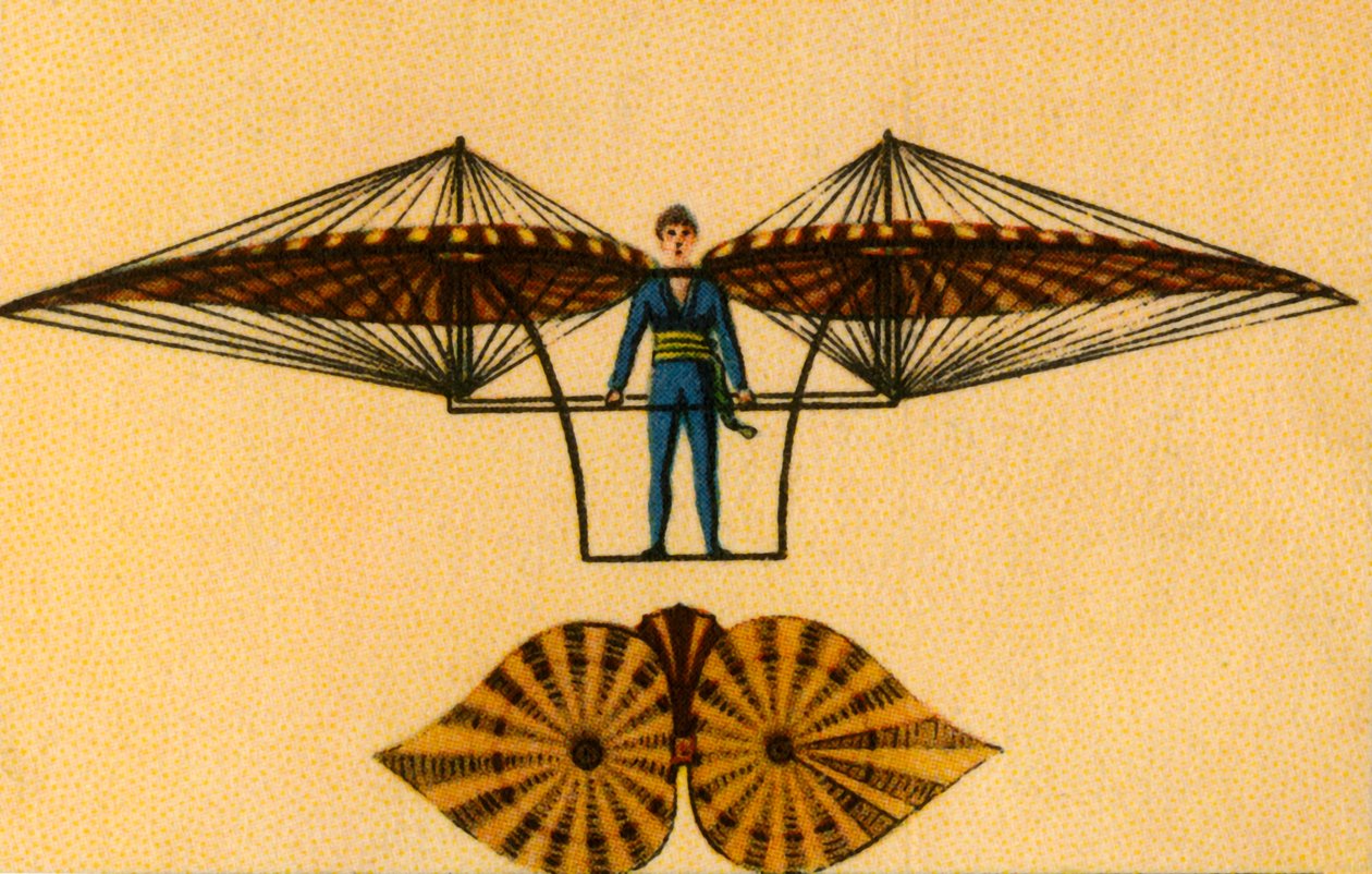 Máquina voadora de Jacob Degens, 1808, 1932. de Unbekannt