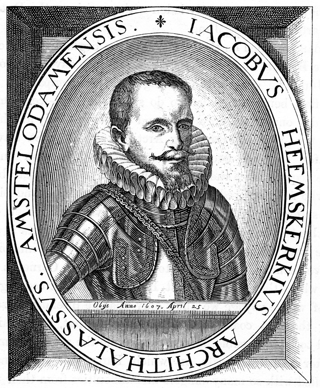 Jacob van Heemskerk, oficial da Marinha holandês e explorador, c1595 de Unbekannt