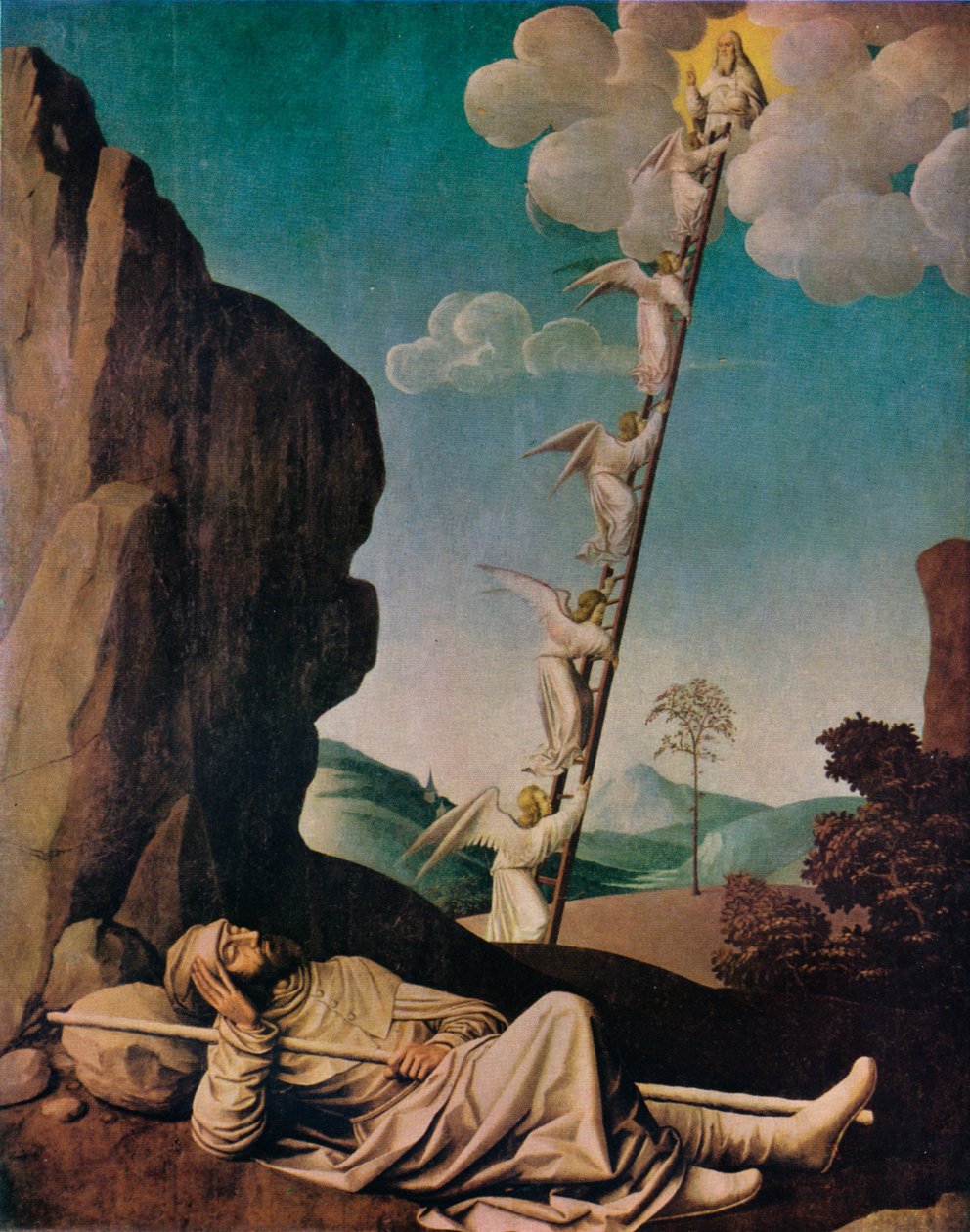 Sonho de Jacobs, c1490 de Unbekannt