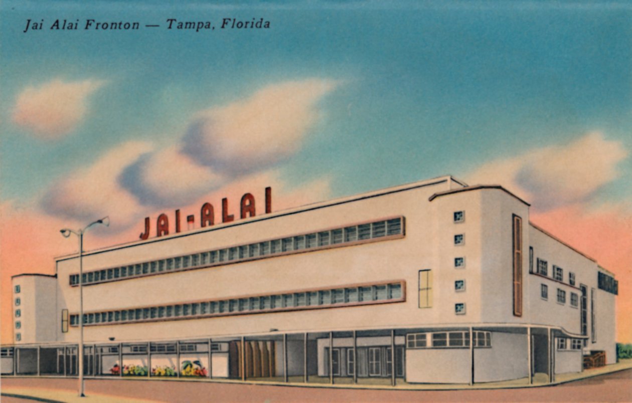 Jai Alai Fronton - Tampa, Flórida, c1940s de Unbekannt