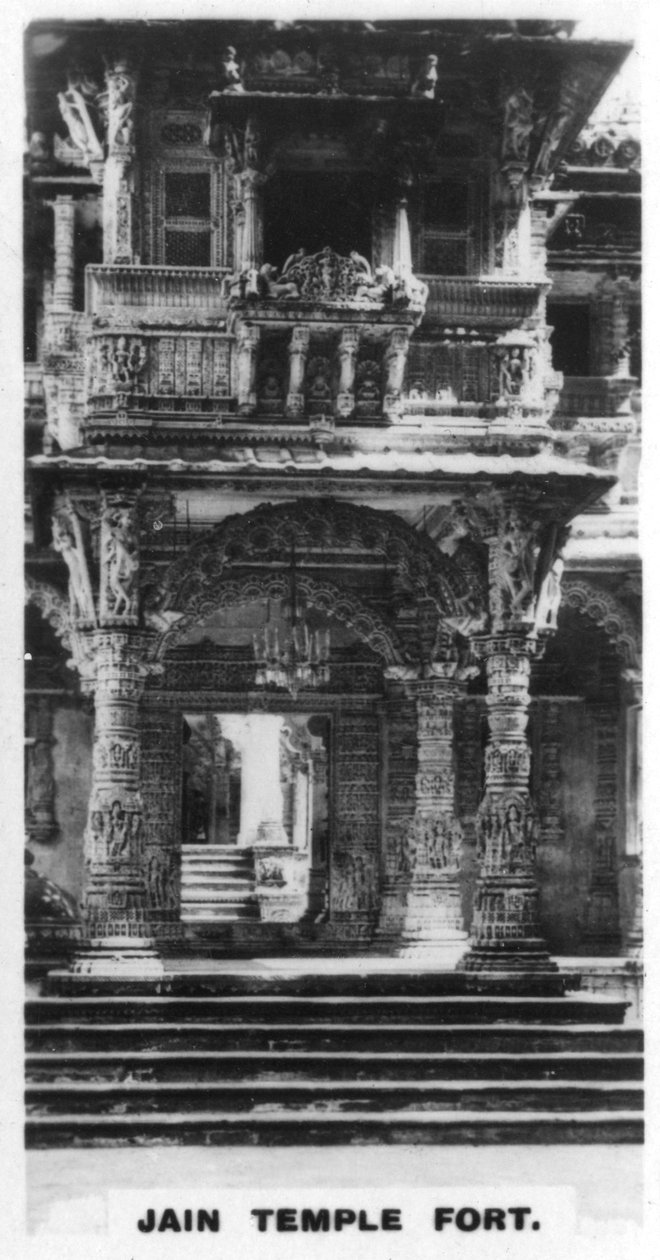 Forte do templo Jain, Ahmedabad, Índia, c1925 de Unbekannt