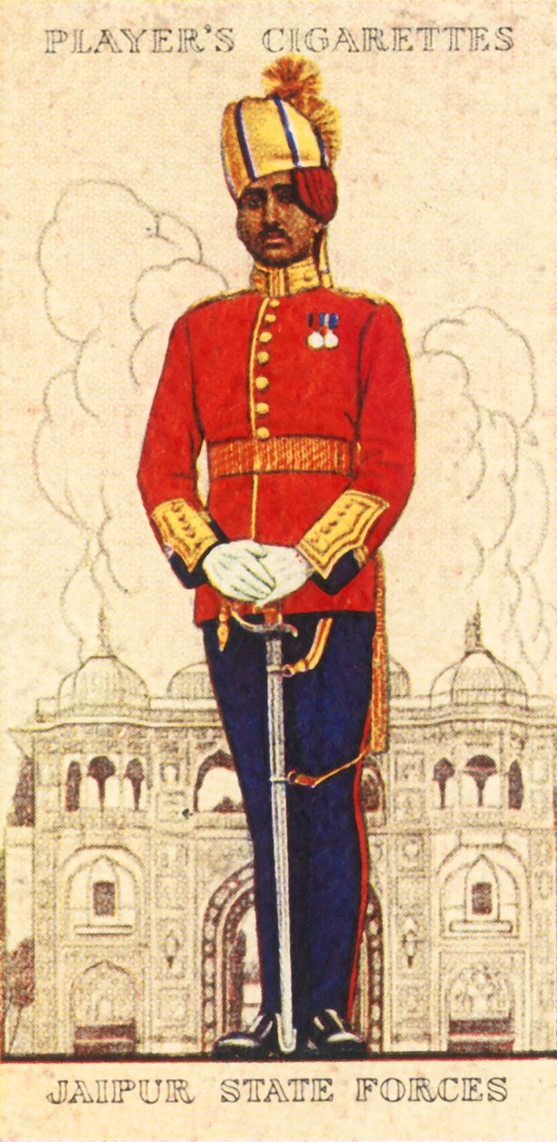 Forças estaduais de Jaipur, 1936. de Unbekannt