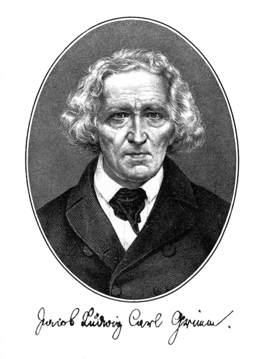Jakob Ludwig Karl Grimm, autor alemão, filólogo e mitólogo, 1887 de Unbekannt