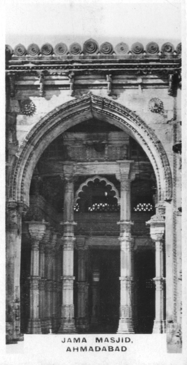 Jama Masjid, Ahmadabad, Gujarat, Índia, c1925 de Unbekannt