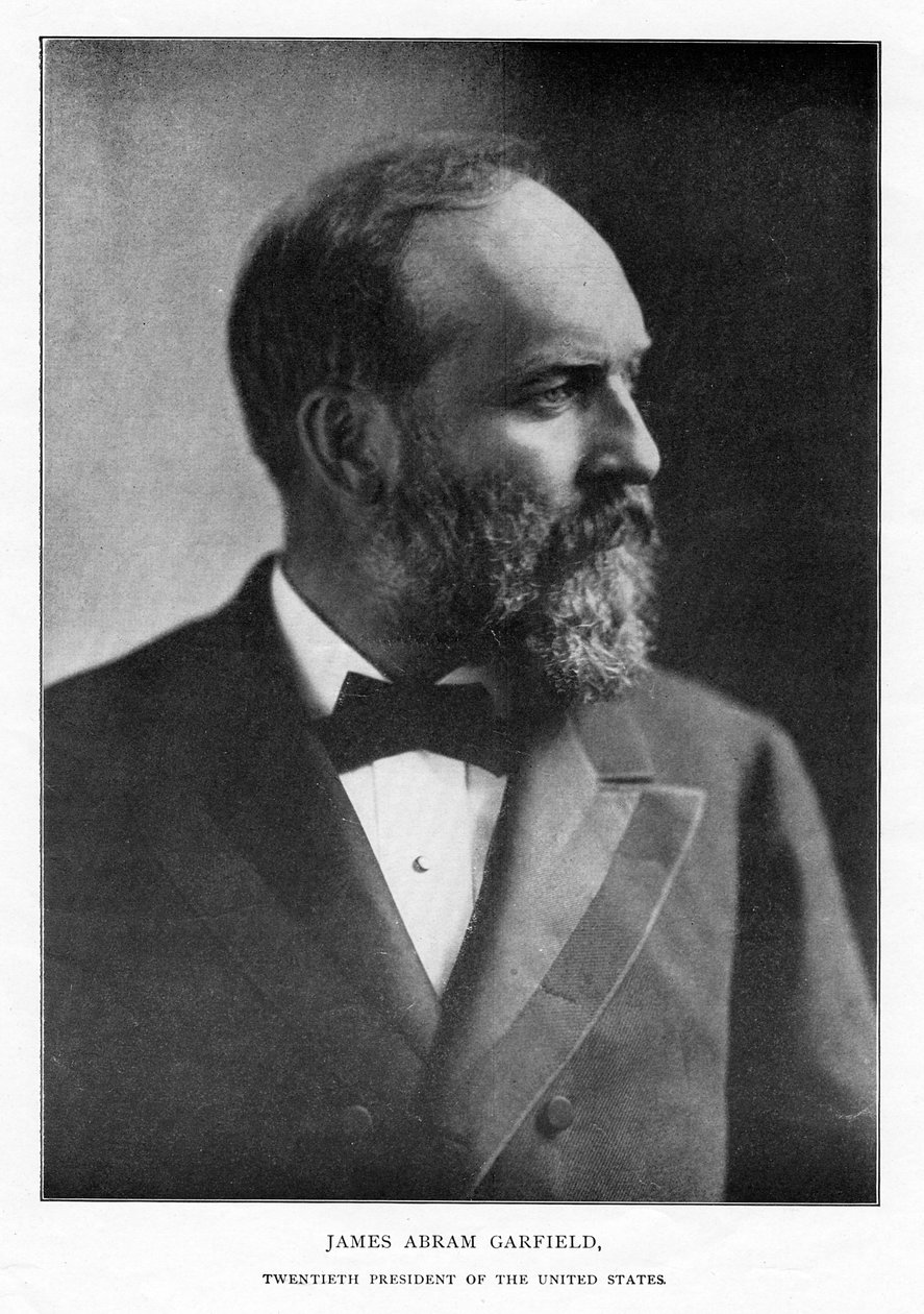 James Abram Garfield, 20º Presidente dos Estados Unidos, c1881 de Unbekannt