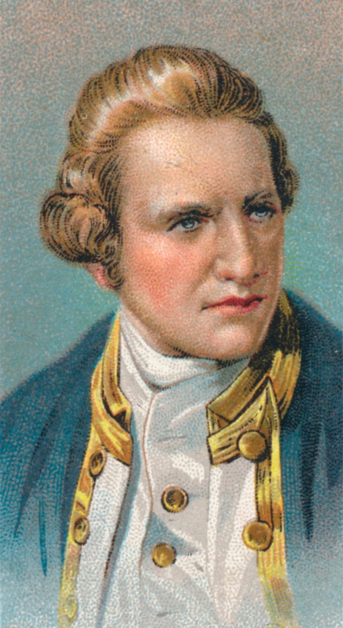 James Cook, explorador inglês, navegador e hidrógrafo, 1775-1776, 1924 de Unbekannt