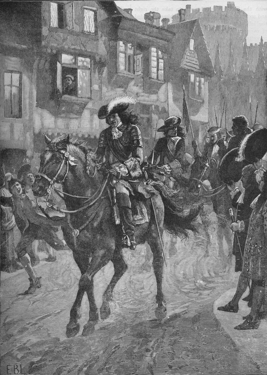 James II entrando em Dublin após a Batalha de Boyne, 1690 1905 de Unbekannt