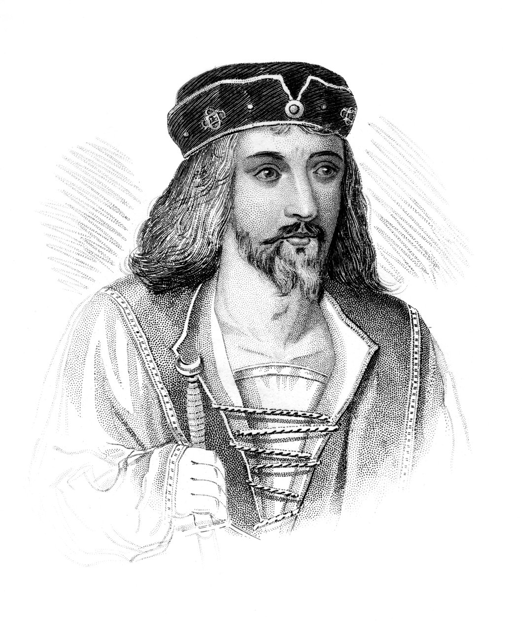 Tiago I, rei da Escócia, c1850 de Unbekannt